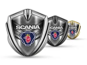 Scania Emblem Car Badge Luxury Finish Alloy Design